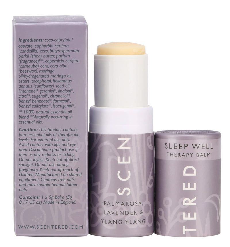 Scentered Sleep Well Aromatherapy Essential Oils Balm Stick - Sleep Aid for Restful Sleep - All-Natural Blend of Lavender, Chamomile, Ylang Ylang Essential Oil - Relaxation Gifts for Women - NewNest Australia