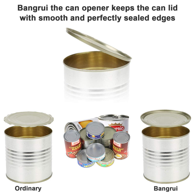 Home Kitchen Restaurant Safety Bottle Jar Wine Manual Can Opener&Bangrui Professional 4-in-1 Can Opener Keeps Smooth Edges. with a Corkscrew Folded in The Lever. Best Gadget for Kitchen Use (Blue) Blue - NewNest Australia
