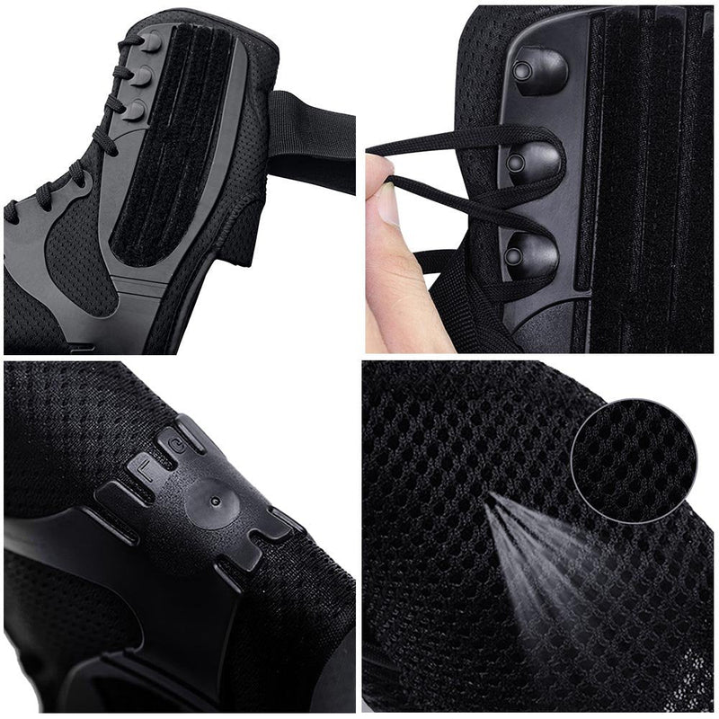 Kuangmi Ankle Support Lace Up with Side Supports and Cross Additional Fastening Belt Strength Protection 1 Piece (M=39-42) M=(39-42) - NewNest Australia
