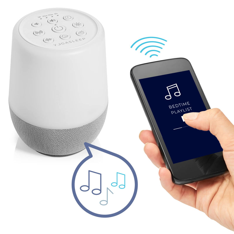 Yogasleep Duet White Noise Machine with Night Light & Wireless Speaker Sound Machine for Travel, Office Privacy, Sleep Therapy for Adults & Baby - NewNest Australia