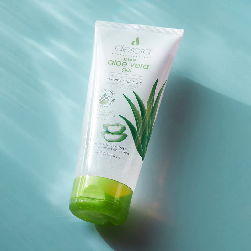 Derora Aloe Vera Gel, Contains 100% Pure And Natural Bioactive Aloe Ingredients For Healing, Soothing And Hydrating Skin, Face, Cruelty Free & Vegan, 200 Ml (Pack Of 1) - NewNest Australia