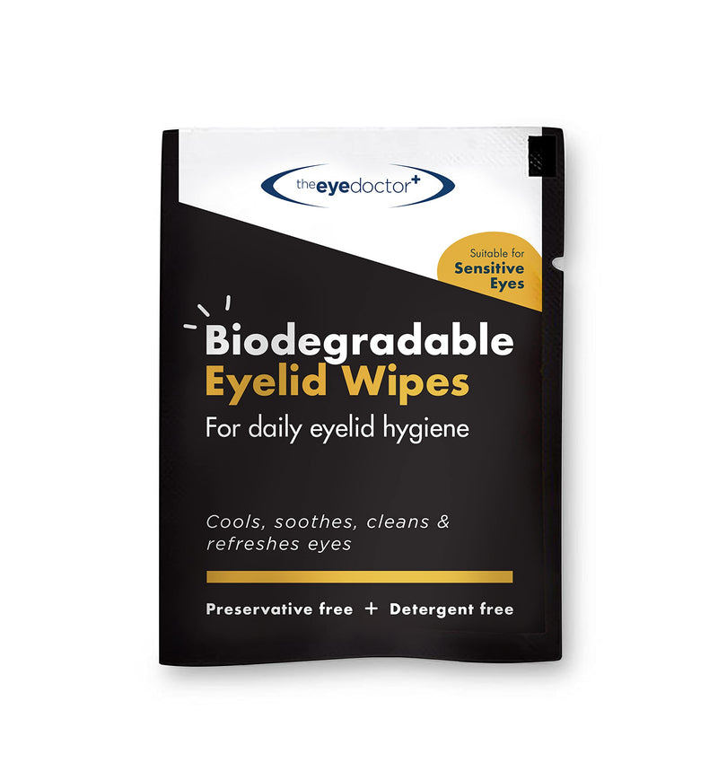The Eye Doctor Eyelid Wipes - 40 X Disposable Eyelid Wipes - Suitable For Sensitive Eyes, Dry Eyes, Blepharitis And Mgd - Eyelid Wipes Without Detergents Or Preservatives - NewNest Australia