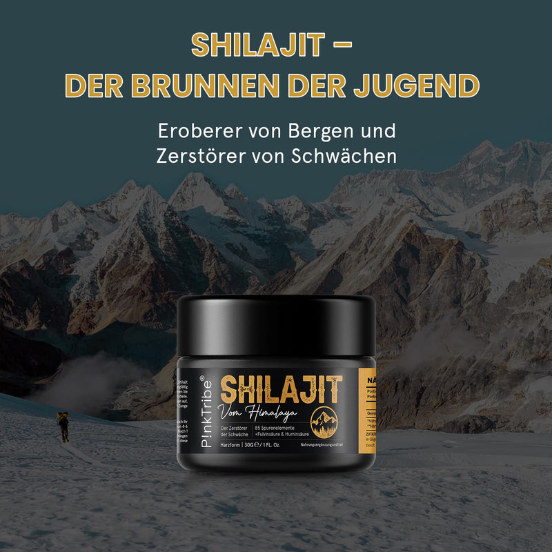 Shilajit Resin, 30g Pure High Potency Himalayan Shilajit - Natural Source of Fulvic Acid, Humic Acid and Trace Elements (Pack of 1) Pack of 1 - NewNest Australia