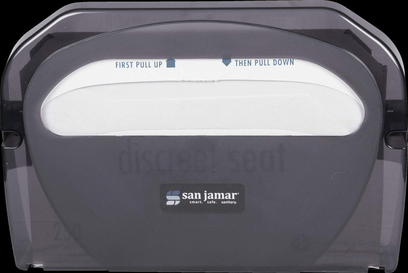 San Jamar TS510TBK Toilet Seat Cover Dispenser, Black Pearl - NewNest Australia