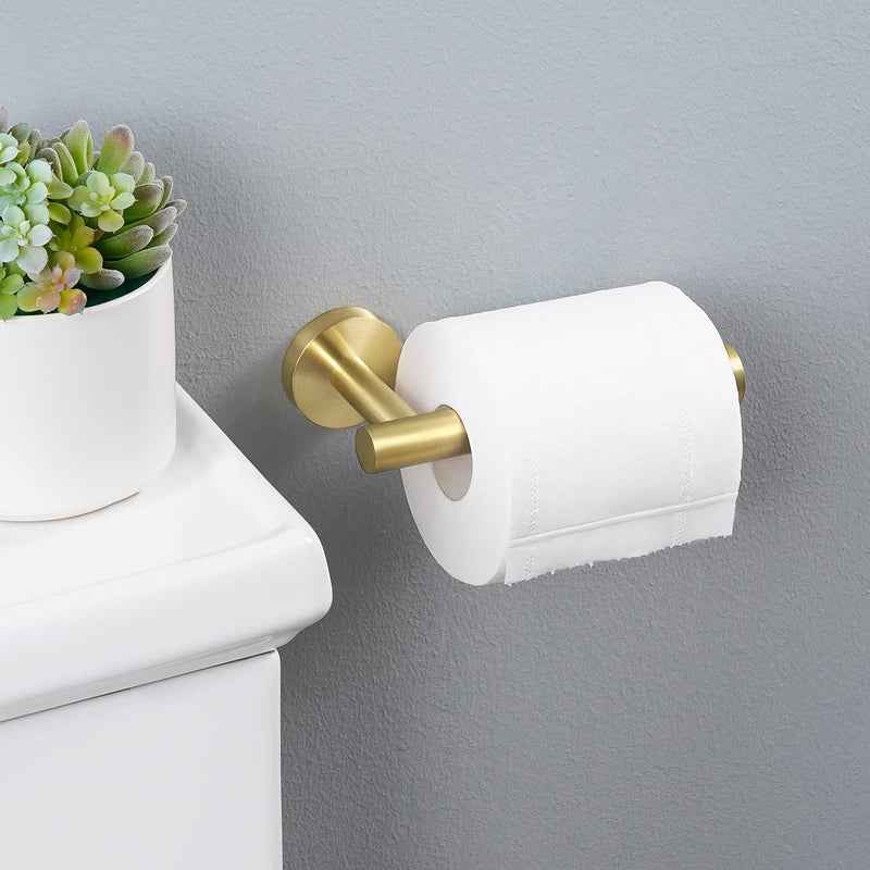 KES Bathroom Toilet Paper Holder Brushed Brass Wall Mount Toilet Roll Holder SUS304 Stainless Steel, A2175S12-BZ 1 - NewNest Australia
