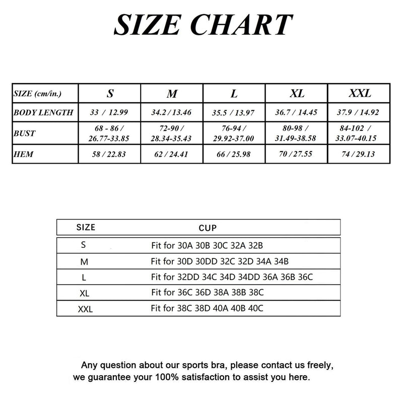 Lemedy Women Padded Sports Bra Fitness Workout Running Shirts Yoga Tank Top Large Black - NewNest Australia