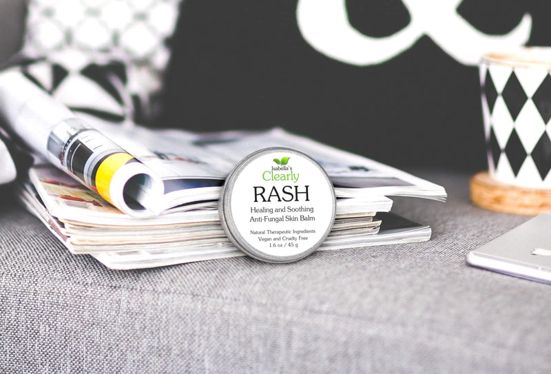 Isabella's Clearly Rash Anti Fungal Skin Balm. Instant Relief for Itching, Dry Irritated Skin. Helps Treat Ringworm, Jock Itch, Athletes Foot, Eczema, Nail Fungal Infections. Vegan. USA. 45 g - NewNest Australia