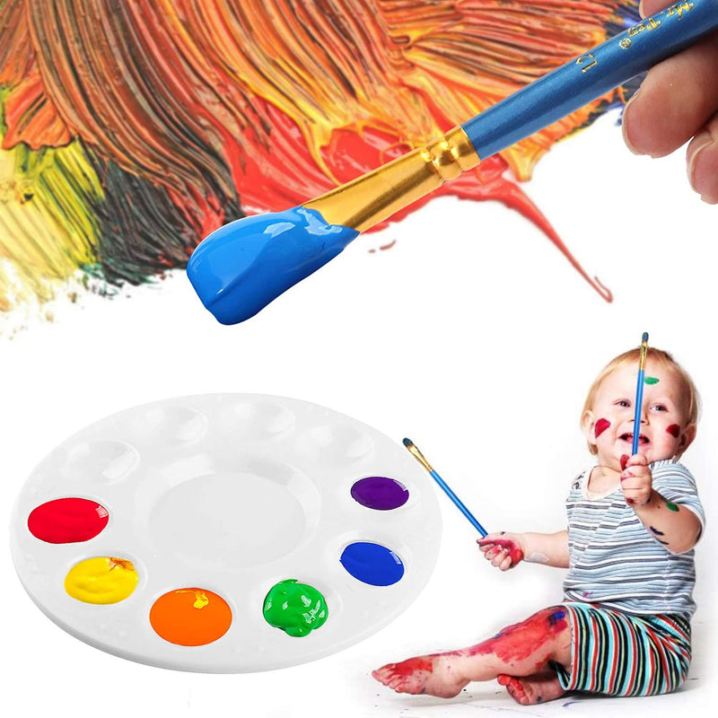 Zalduig Palettes，Paint Tray Palettes, 6 Pack, Paint Palette, Paint Pallet, Paint Tray, Palette, Painting Supplies, Painting Palette, Paint Trays for Kids, Plastic Palette, Paint Pallets for Kids - NewNest Australia