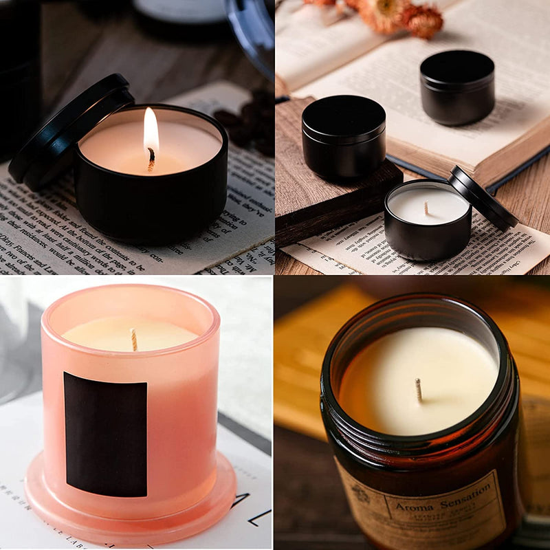 100pcs ECO14 Wicks for Soy Candles, 6 inch Pre-Waxed Candle Wick for Candle Making,CD18 Thick Candle Wick with Base - NewNest Australia