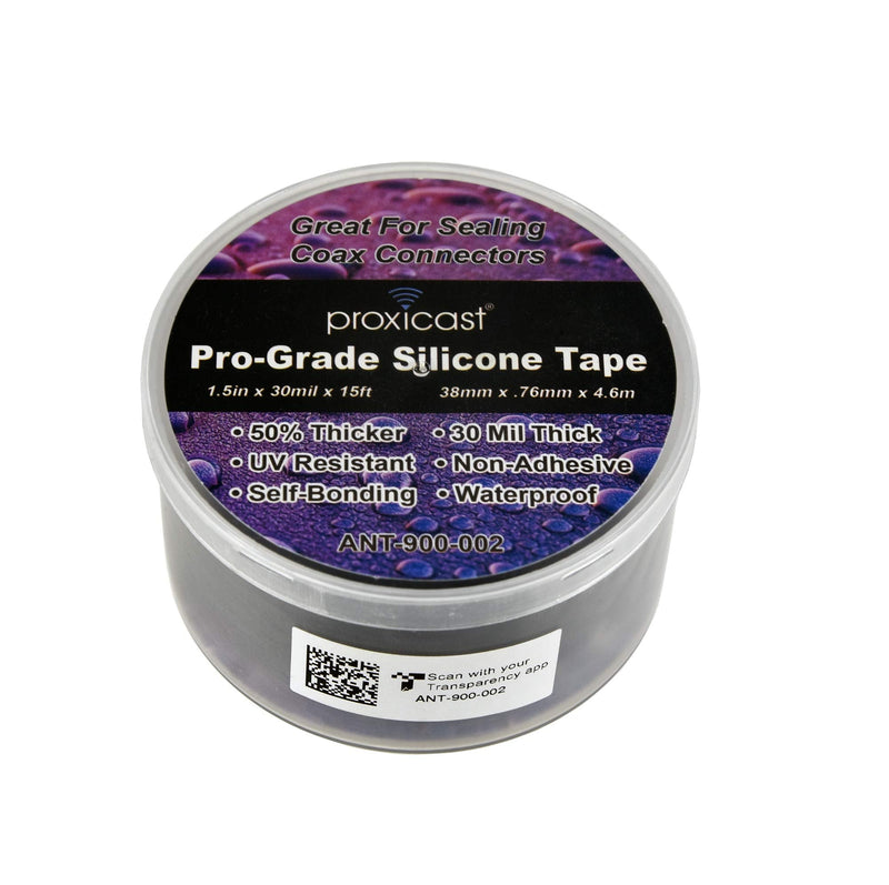 Proxicast Pro-Grade Extra Strong 30mil Weatherproof Self-Fusing Silicone Rubber Sealing Tape for Outdoor Antenna Coax & Electrical Cables, Hose/Pipe Leaks & Emergency Repairs (1.5" x 15' roll) - Red 1 - NewNest Australia