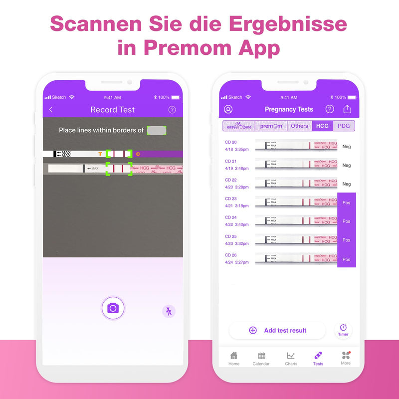 Easy@Home 60 X Pregnancy Test Early Test 10 Miu/Ml - Sensitive Pregnancy Test - Early Pregnancy Test Strips With Highest Accuracy | Reliable Ultra Early Test Pregnancy - NewNest Australia