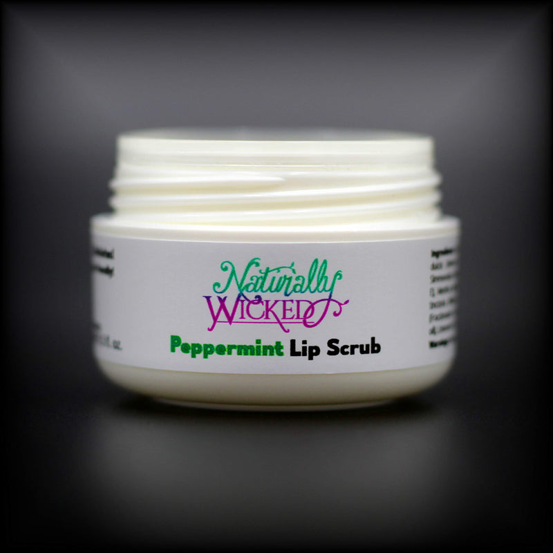 Naturally Wicked® Peppermint Lip Scrub 15ml | Natural, Vegan & Cruelty Free - NewNest Australia