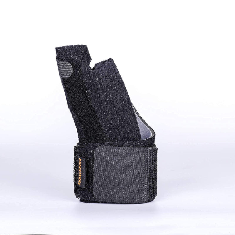 Thx4COPPER Compression Reversible Thumb & Wrist Stabilizer Splint for BlackBerry Thumb, Trigger Finger, Pain Relief, Arthritis, Tendonitis, Sprained, Carpal Tunnel, Stable, Breathable，S/M S-M - NewNest Australia
