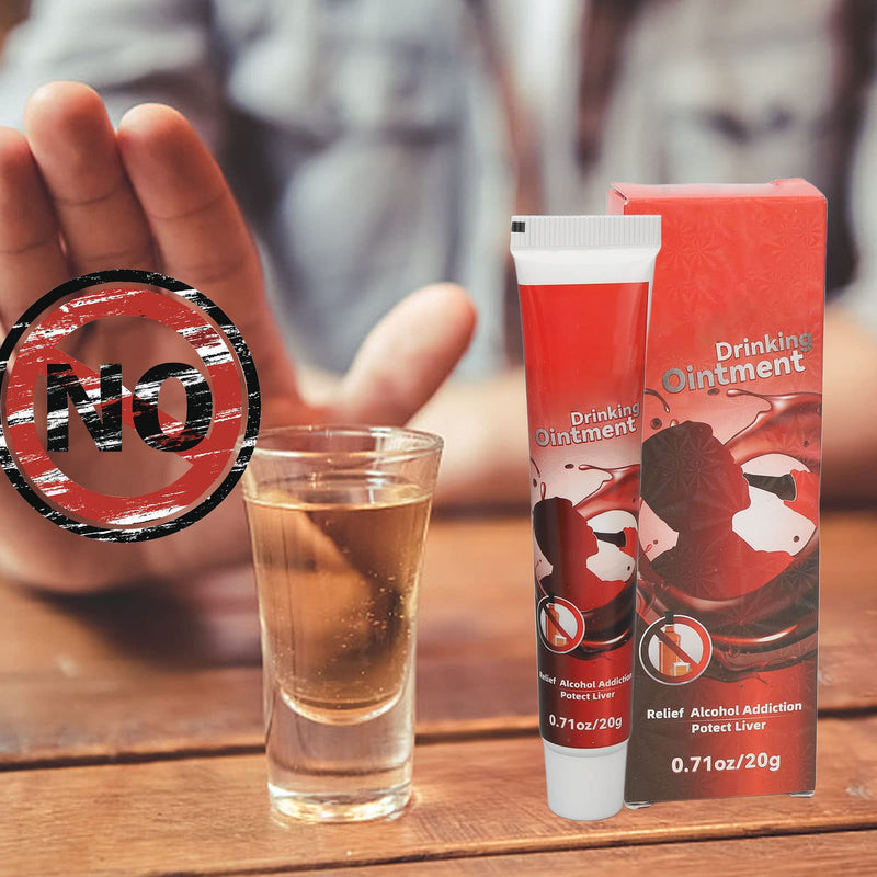 Quit Drinking Ointment, Quit Drinking Ointment Quit Drinking Alcohol Aid Liver Protection Non Addictive Relieve Discomfort Drinking Craving Supplements 20g Help Quit Drinking - NewNest Australia