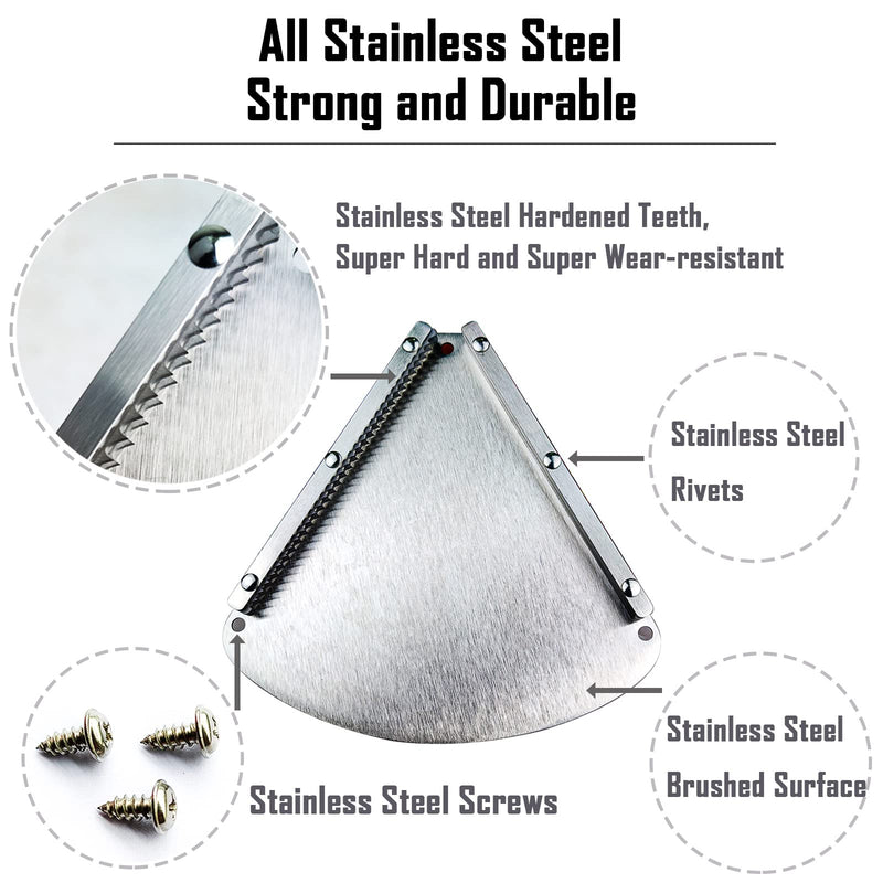 Jar Opener for Weak Hands and Seniors with Arthritis Stainless Steel Under Cabinet multi-function Jar Lid & Bottle cap Opener V Shape Single Hand Under Counter Can Opener Gripper Opens Any Size Jar - NewNest Australia