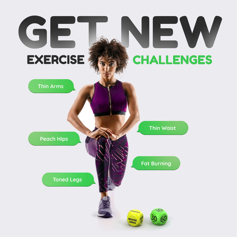 Skywin Workout Dice - Fun Exercise Dice for Solo or Group Classes, 6-Sided Foam Fitness Dice Great Dynamic Exercise Equipment - NewNest Australia