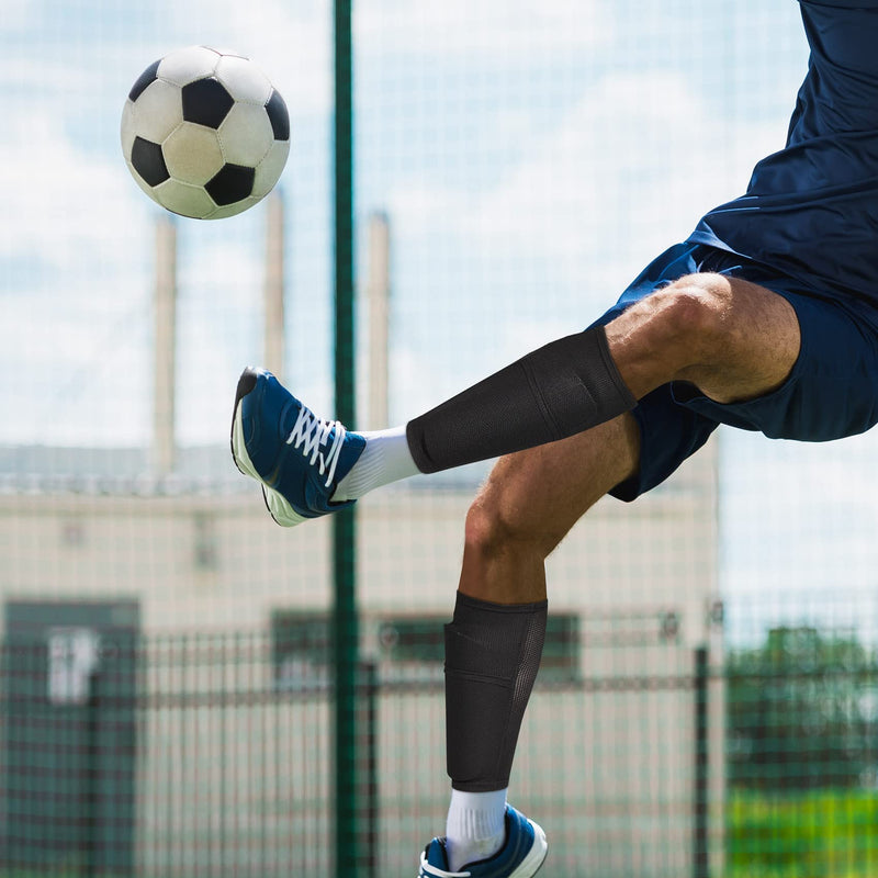 Anrrew Soccer Shin Guards with Sleeves.for Kids Youth Adults Superlight shin Guards Pads,Protective Soccer Equipment Small - NewNest Australia