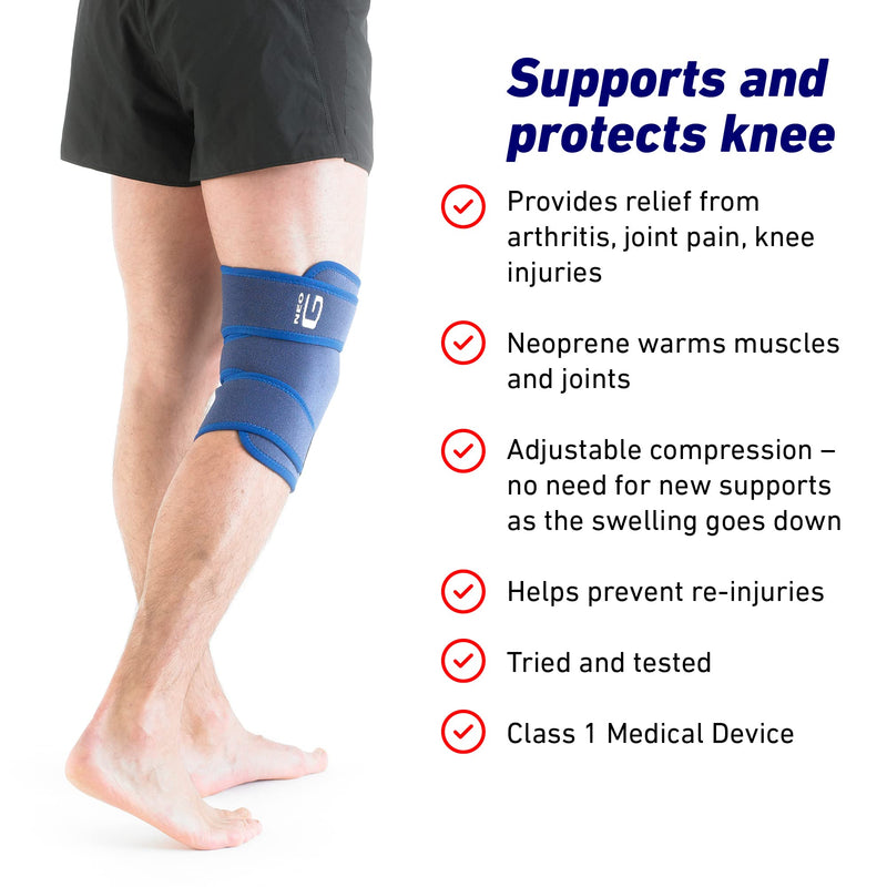 Neo-G Knee Support Closed - Knee Braces for Arthritis, Joint Pain Relief, Chronic aches, Knee Injuries, Runners Knee – for Daily Wear, Recovery - Adjustable Compression - NewNest Australia