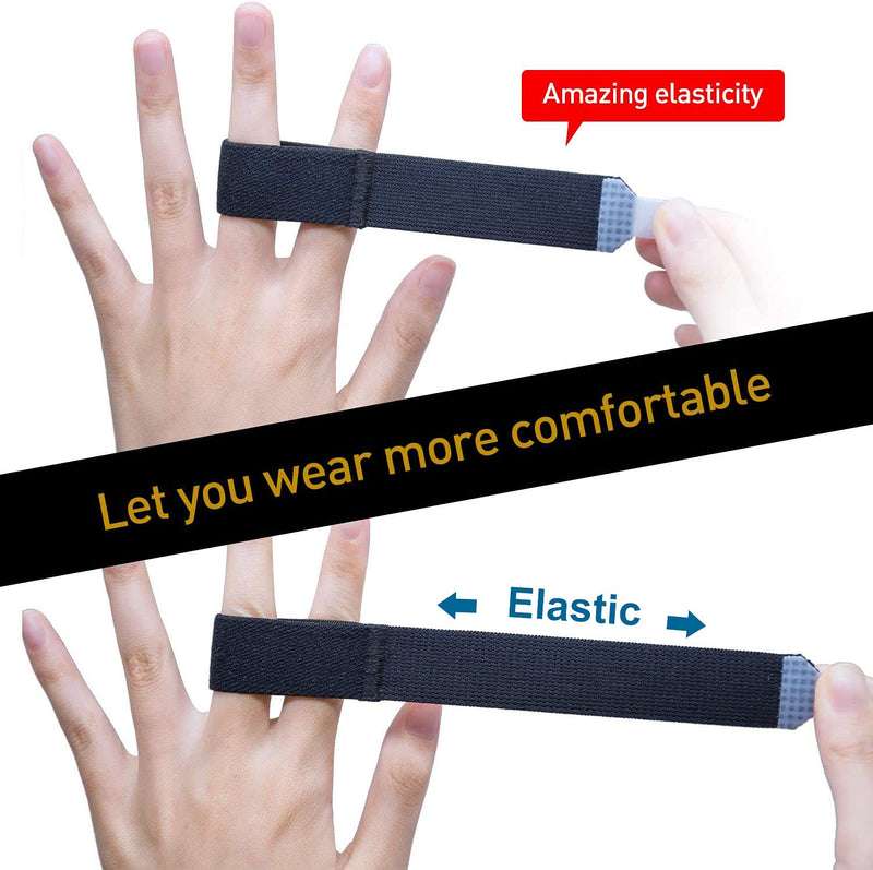 Sumifun Elasticity Toe Splint, 4 Packs of Toe Wraps for Broken Toe, Curled Toe, Hammer Toe, Toe Bandage for Big Toe Alignment Fracture Splint for Men or Women - NewNest Australia