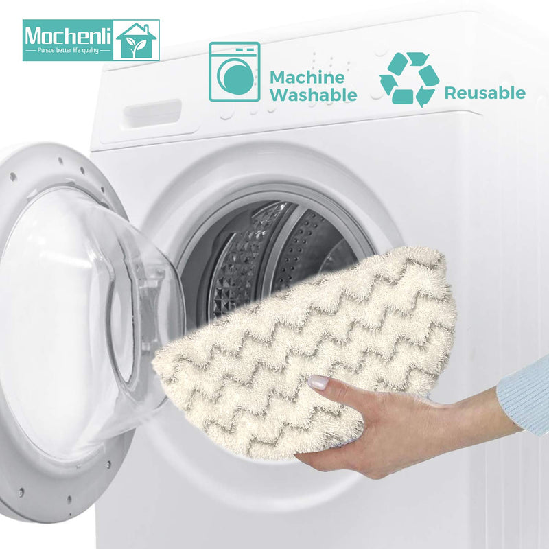 Mochenli 6 Pack Steam Mop Pads Replacement for Bissell Powerfresh Steam Mop 1940 1440 1544 1806 2075 Series, Model 19402 19404 19408 19409 1940a 1940f 1940q 1940t 1940w Washable Cleaning Pad - NewNest Australia