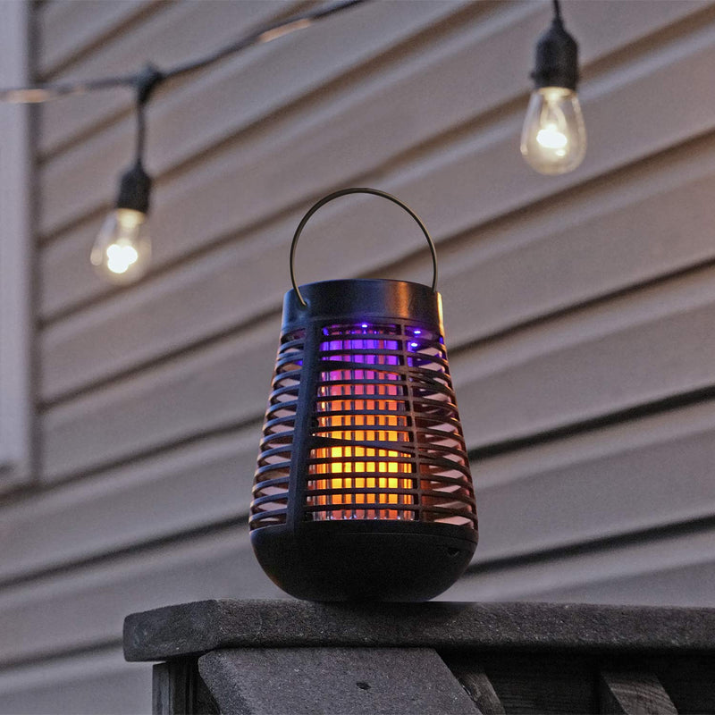 PIC Portable Solar Insect Killer Torch (FLPT), Bug Zapper and Flame Accent Light, Kills Bugs on Contact 1 Lantern - NewNest Australia