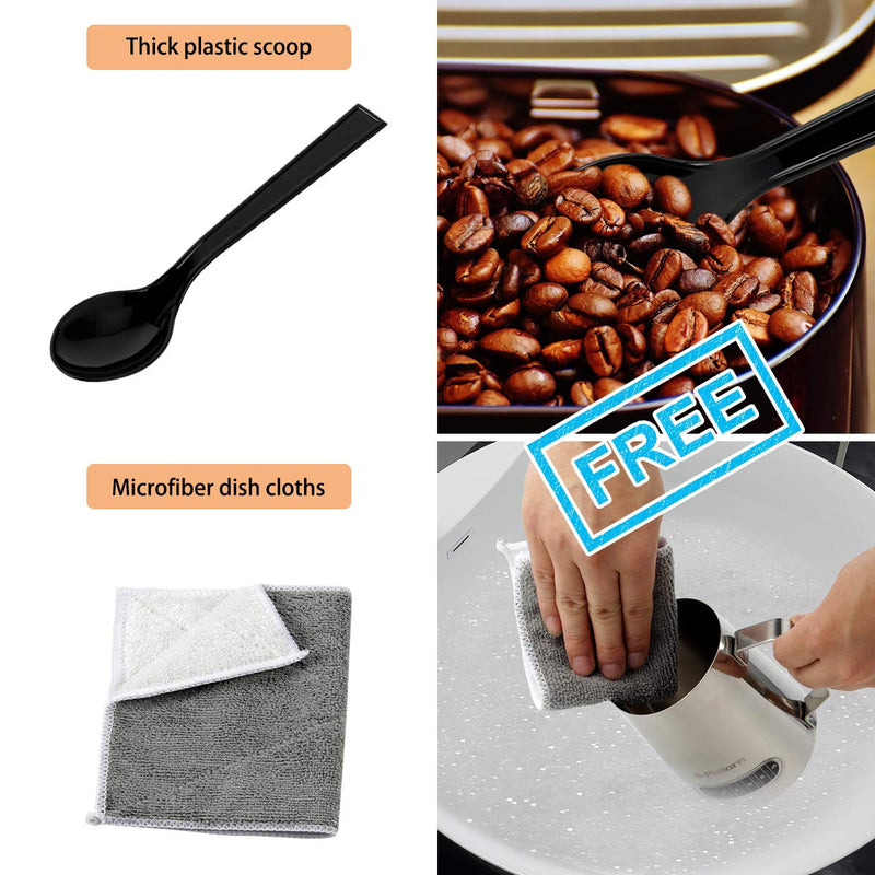 PHILORN Coffee Milk Frothing Cup with Temperature Display and Measurement, Espresso Steaming Pitcher, Espresso Milk Frothing Pitcher, Coffee Steaming Pitcher - FREE Coffee Art Pen, Dishcloth, Spoon 600ml - NewNest Australia