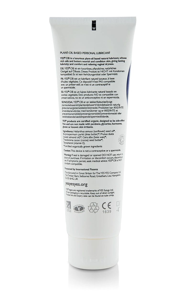 The Yes Yes Plant Oil Based Personal Lubricant, Transparent, 140 ml - NewNest Australia