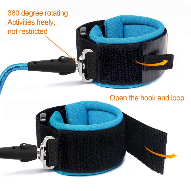 Blisstime Anti Lost Wrist Link Safety Wrist Link for Toddlers, Babies & Kids Blue 1.5m 59 Inch (Pack of 1) - NewNest Australia