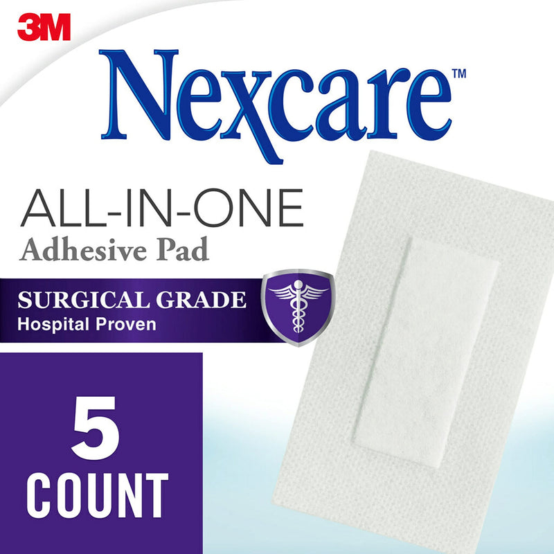 Nexcare All-in-One Adhesive Pad H3564, 2 3/8 in x 4 in (6 cm x 10 cm) - NewNest Australia