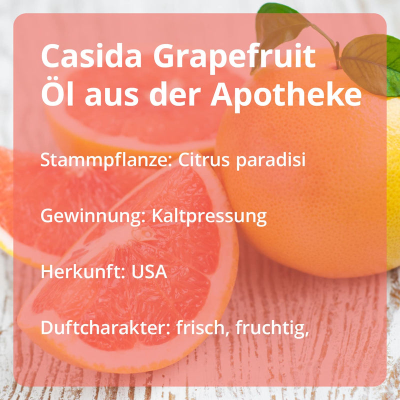 Casida Citrus Oils Set With Orange Oil, Grapefruit Oil And Lemon Oil - Essential Oils Set, Natural - Therapeutic Quality - For Aromatherapy, Aroma Diffusers - From The Pharmacy - 30 Ml - NewNest Australia