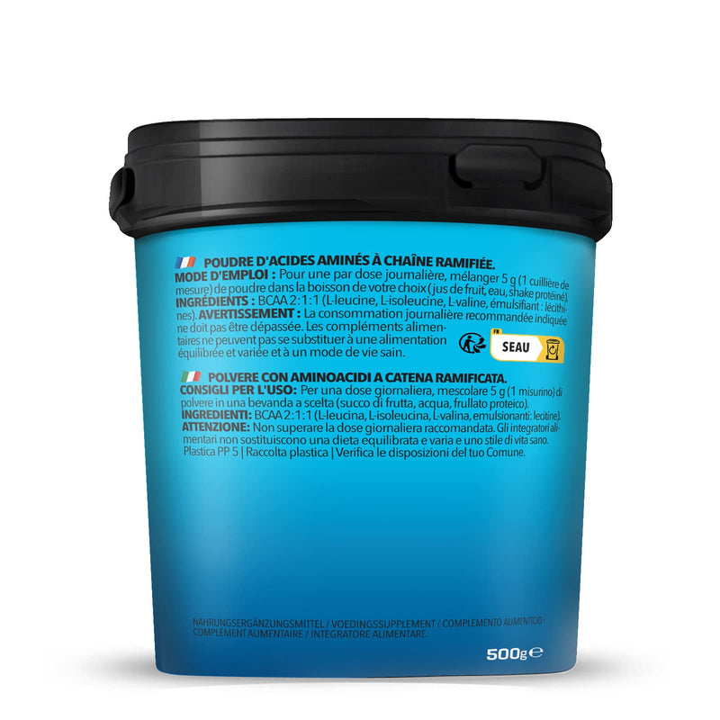 Bodylab24 Bcaa Powder 500 G, Bcaa Powder High Dosage, Leucine, Isoleucine And Valine In The Ratio 2:1:1, Branch-Chain Amino Acids, Ideal For Mixing To A Protein Shake Or Water, Neutral In Taste - NewNest Australia