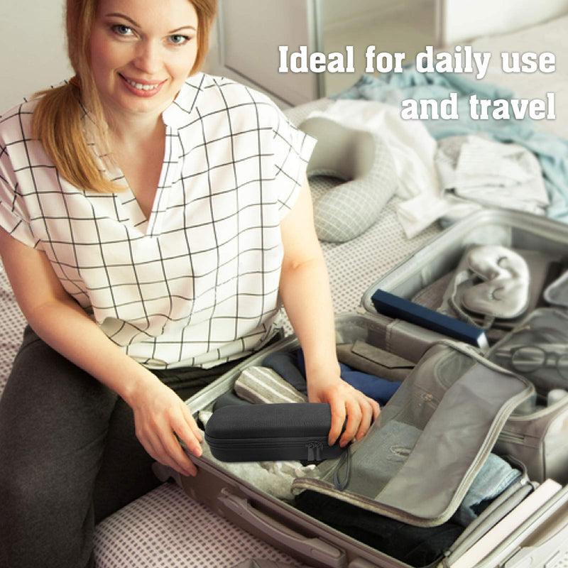 ProCase Insulin Cooler Bag Storage and Travel Packs for Diabetics Insulin Pen Medication Organizer Eva Bag with 2 Ice Packs - Black - NewNest Australia