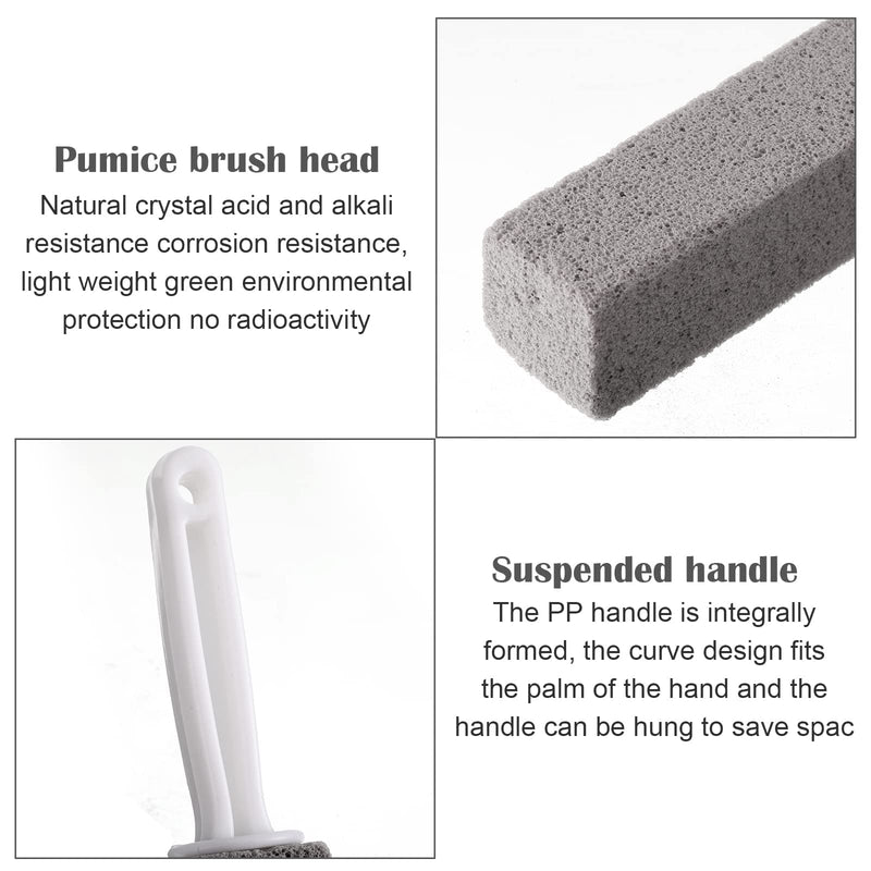 Pumice Stone Toilet Cleaner, Pack Of 2 Blocks Pumice Stone For Toilet, Scouring Pad For Toilet Cleaner For Tile Cleaner, Strong Urine Stone Remover, Cleaning Stone For Grill, Kitchen, Shower, - NewNest Australia