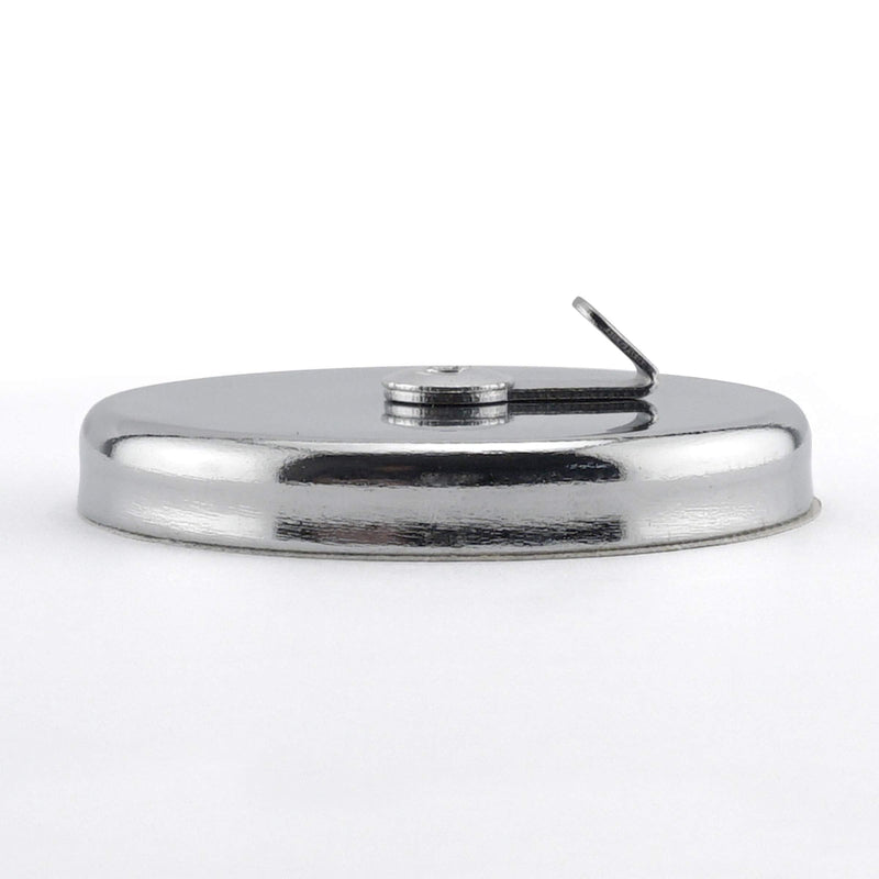 Master Magnetics 07254 Magnetic Hook with Decor Hook Chrome Plate, 2.63" Diameter, 0.750" Thick, Silver - NewNest Australia