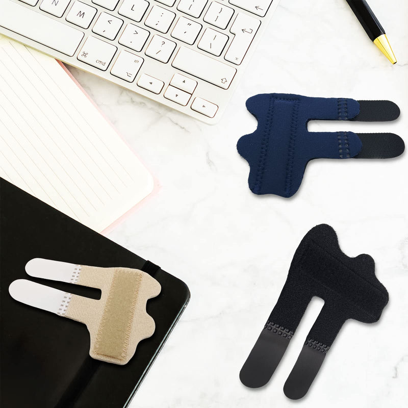 BLMHTWO 3 Pcs Finger Splints Adjustable Trigger Finger Splint Finger Brace Finger Support Trigger Finger Brace for Trigger Mallet Broken Knuckle Immobilization Straightening Best Fit for All Fingers - NewNest Australia