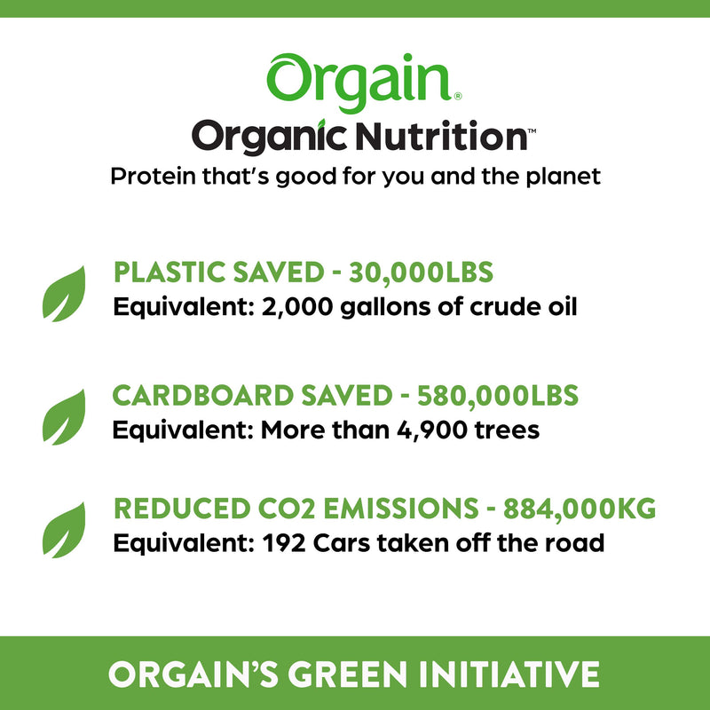 Orgain Simple Organic Plant Protein Powder, Chocolate - 20g of Protein, Vegan, Made with Fewer Ingredients and Without Dairy, Gluten and Stevia, Kosher, Non-GMO, 1.25 Lb (Packaging May Vary) - NewNest Australia