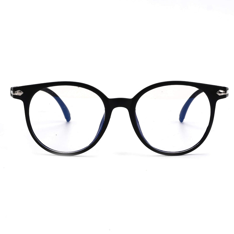 WONOLO Blue Light Blocking Glasses Matte Black Frame Clear Lens Anti Eyestrain Glasses Gaming Eyewear Retro Vision Care Anti Glare for PC Laptop Gamer Reading (Matte Black Frame Clear Lens) - NewNest Australia