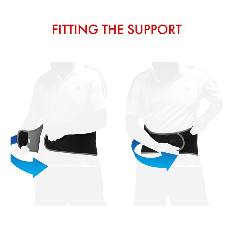 Vulkan Classic Back Support, One Size, Universal Fitting Lumbar Support Brace for Muscle Pain and Posing, Lower Back Belt for Lumbosacral Stability, Braces - NewNest Australia