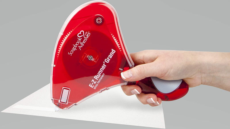 Scrapbook Adhesives by 3L 01250-6 Double-Sided E-Z Runner Grand Adhesive Dispenser, 150-feet, RED, 150 Foot - NewNest Australia