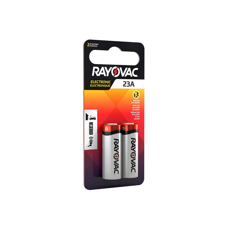 Rayovac 23A Alkaline Batteries, 12V Alkaline Keyless Batteries (2 Battery Count) 2 Count - NewNest Australia