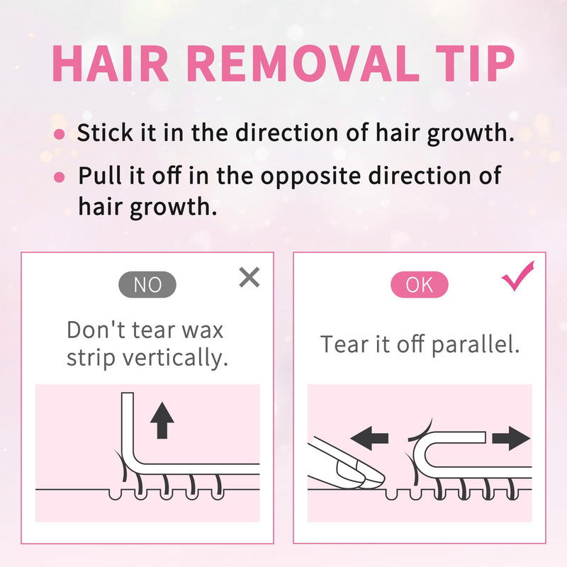 Beauty7 Wax Strips Cold Wax Hair Removal Strips Eyebrows Cold Wax Strips Precise And Quick Low Irritation & Painless Removal Strips For The Perfect Natural Eyebrow Shape - NewNest Australia