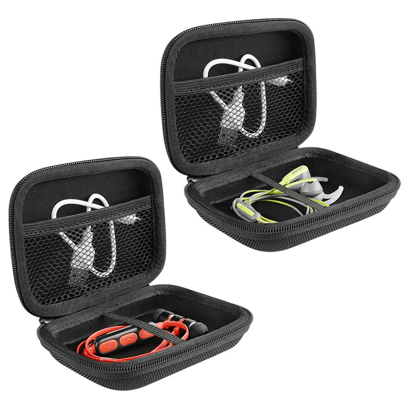 Geekria UltraShell Case Compatible with Bose, HiFiman, Phaiser, Shuer Headset, Replacement Protective Hard Shell Travel Carrying Bag with Cable Storage (Black) Black - NewNest Australia