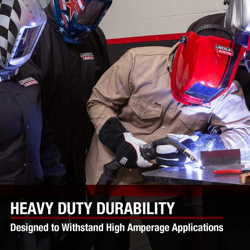 Lincoln Electric DynaMIG HD Professional MIG Welding Gloves | Comfort & Heat Resistance | 2XL | K3806-2XL XX-Large - NewNest Australia