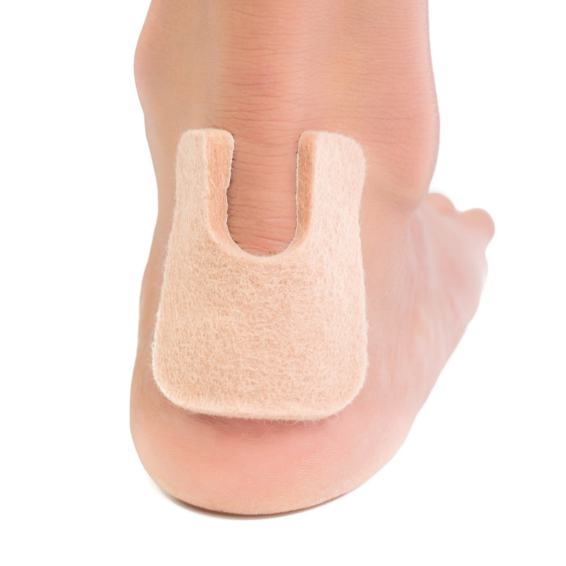 ZenToes U-Shaped Felt Callus Pads | Protect Calluses from Rubbing on Shoes | Reduce Foot and Heel Pain | Pack of 24 1/8” Self-Stick Pedi Cushions - NewNest Australia