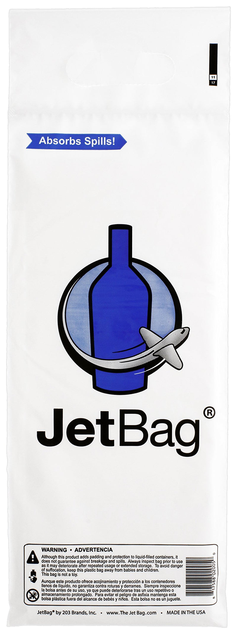 NewNest Australia - Jet Bag Bold - The Original ABSORBENT Reusable & Protective Bottle Bags - Set of 3 - MADE IN THE USA 