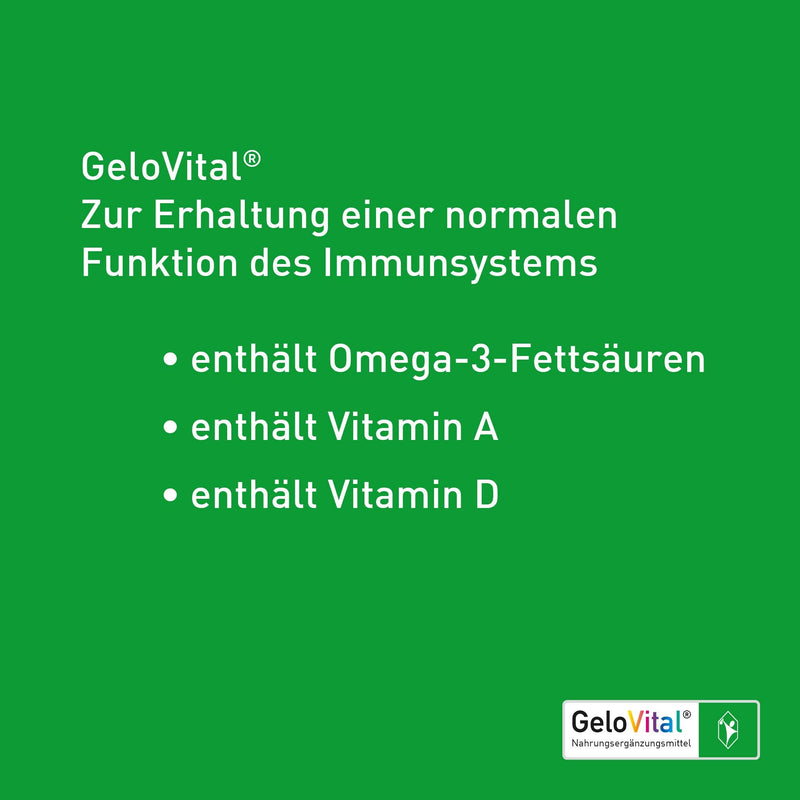 Gelovital Capsules, Pack Of 100, To Maintain A Normal Function Of The Immune System, With Vitamin A As Well As To Maintain Normal Skin And Mucous Membranes, Vitamin D And Omega-3 Fatty Acids (Cod - NewNest Australia