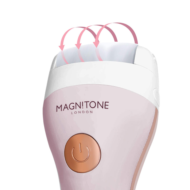 Magnitone Well Heeled 2 Rechargeable Express Pedicure System Electric Hard Skin Remover, Pink, 1 count - NewNest Australia