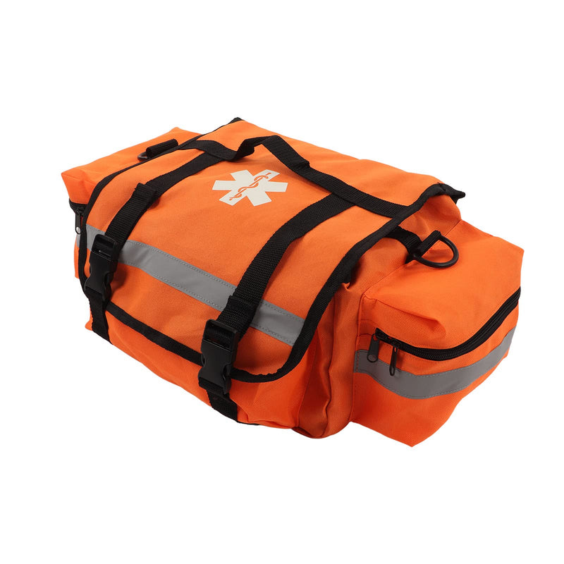 First Aid Medical Bag Light Orange With Reflective Stitching Oxford Fabric First Aid Trauma Bag For Outdoor Use, Orange, Portable, Large Capacity For Travel At Home - NewNest Australia