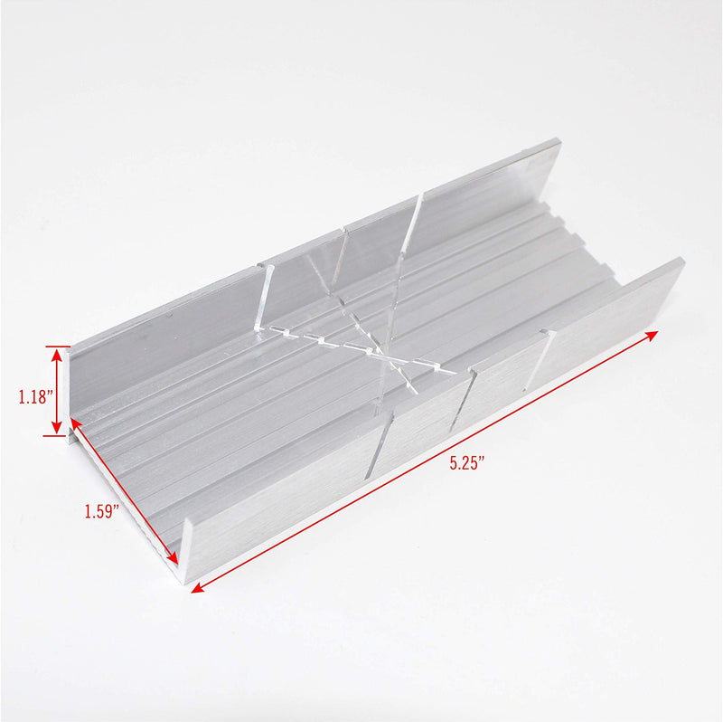 Excel Blades Metal Mitre Box Set with Heavy Duty K5 Handle and Razor Pull Saw Blade, Small Mitre Box and Saw with 2 Cutting Angles for Wood and Soft Metal - NewNest Australia