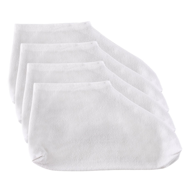 6 Pairs Cotton Moisture Socks Foot Spa Socks Moisturising Socks for Dry Hard Cracked Skin, White - NewNest Australia